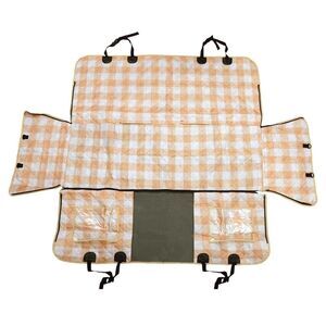 Durable Car Seat Cover for Pet Bright Color Detachable Khaki